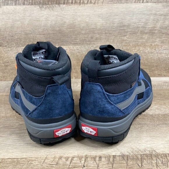 VANS UltraRange Exo Hi MTE-1 Dress Blues Black Orange Mens 7 Womens 8.5 NEW - Picture 5 of 13